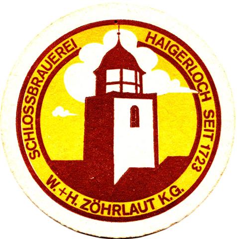 haigerloch bl-bw haigerlocher z�hrlaut 1-2a (rund215-turm-braungelb)